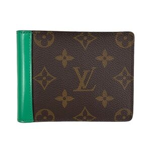 Louis Vuitton Brown and Green Wallet